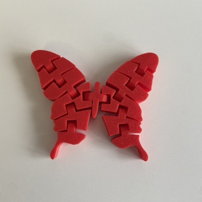 Fidget Toys # Flexíveis # Borboleta