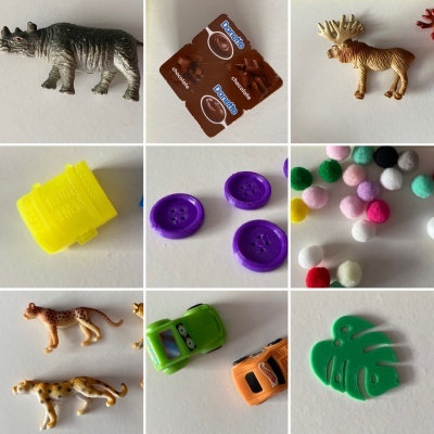 Material diverso para caixa de sons