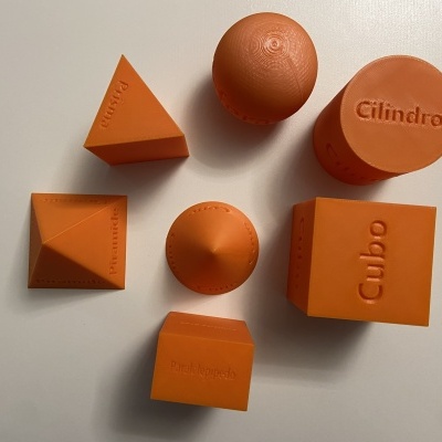 Sólidos geométricos # Laranja