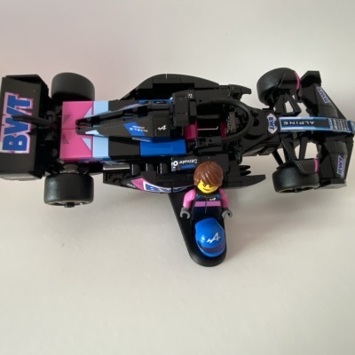 Suporte horizontal para LEGO Speed Champions F1 e outros