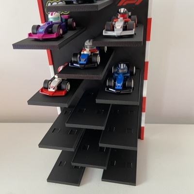 Suporte para mini carros de F1 LEGO - Modelo 2