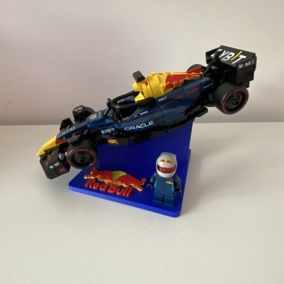 Suporte para LEGO Speed Champions - Carro de Corrida Oracle Red Bull Racing RB20 F1