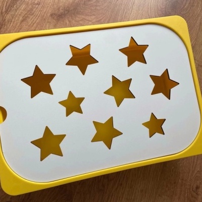 Tampa para caixas Trofast # Estrelas