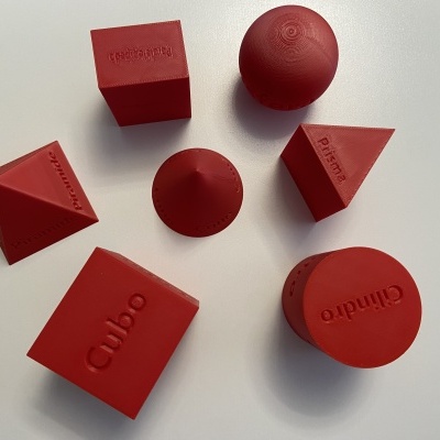 Sólidos geométricos # Vermelho