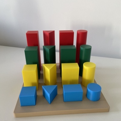 Blocos Geométricos # Montessori