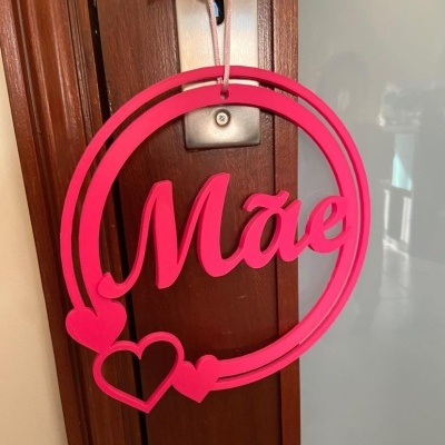 Arco decorativo "Mãe"