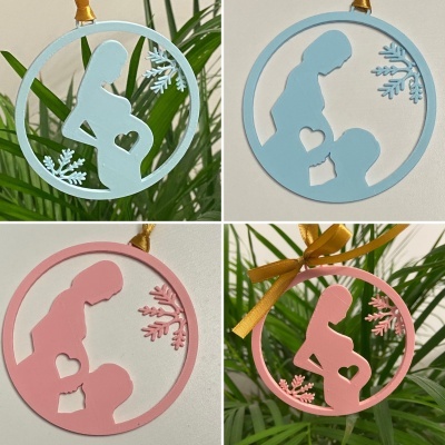 Enfeites de Natal # Grávida # Menino ou menina