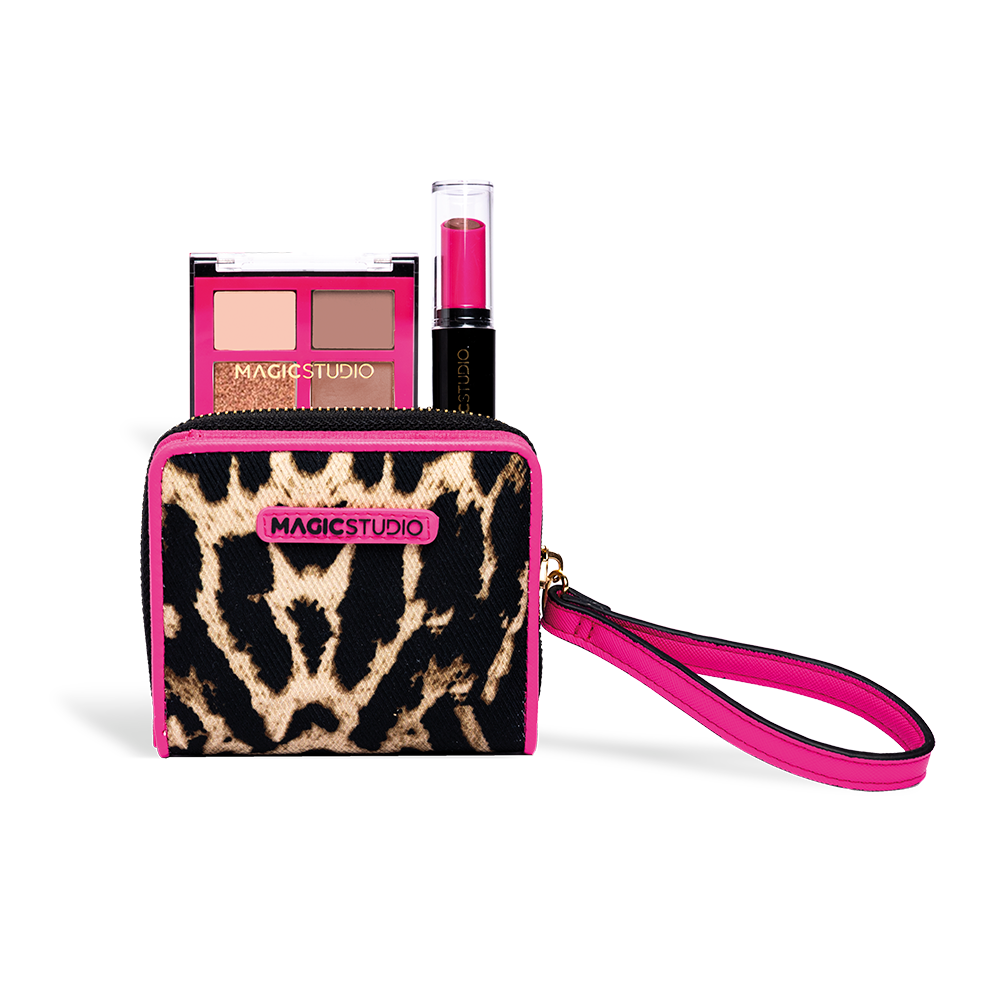CONJ. PINK SAFARI WALLET MAGIC STUDIO
