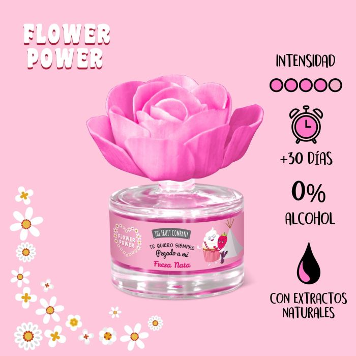 FLOR PERFUMADA MORANGO & NATA 50ML