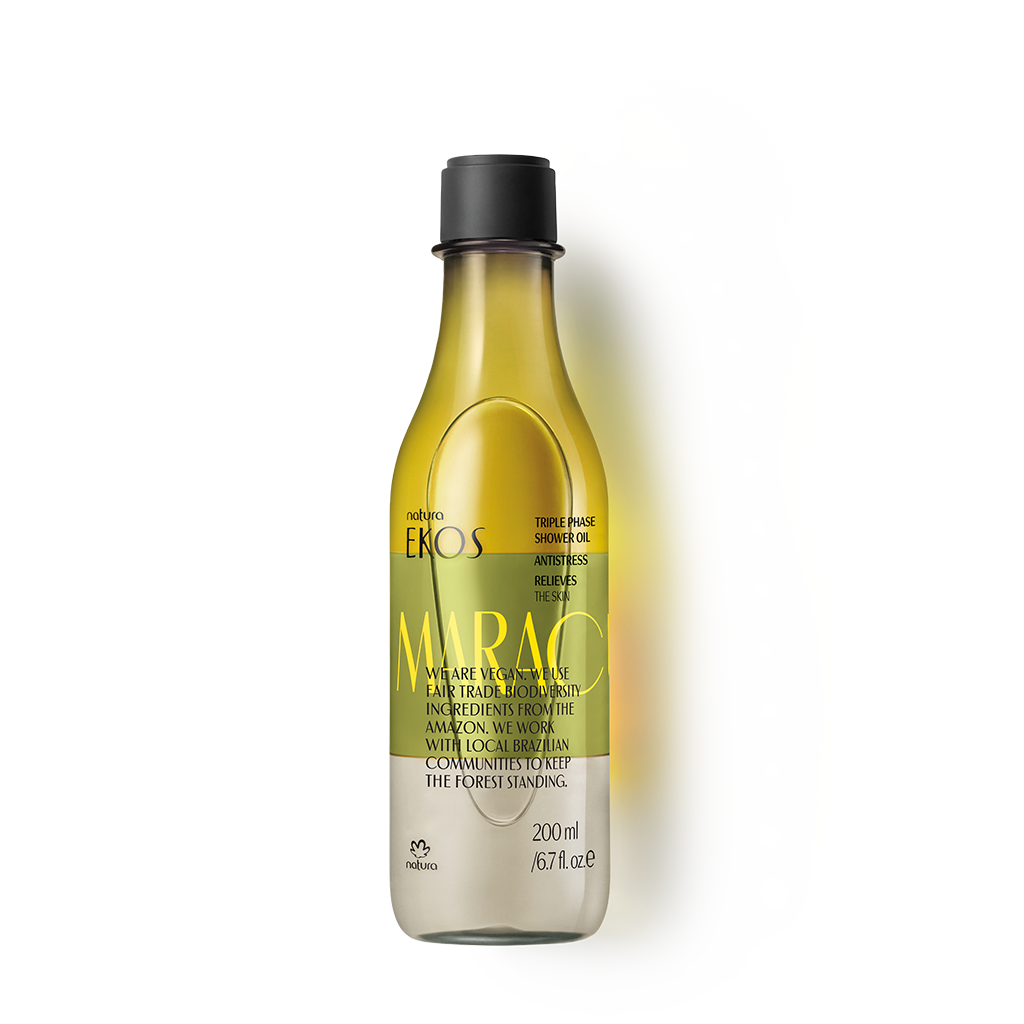 ÓLEO DE DUCHE TRIFÁSICO MARACUJÁ - EKOS - 200ML