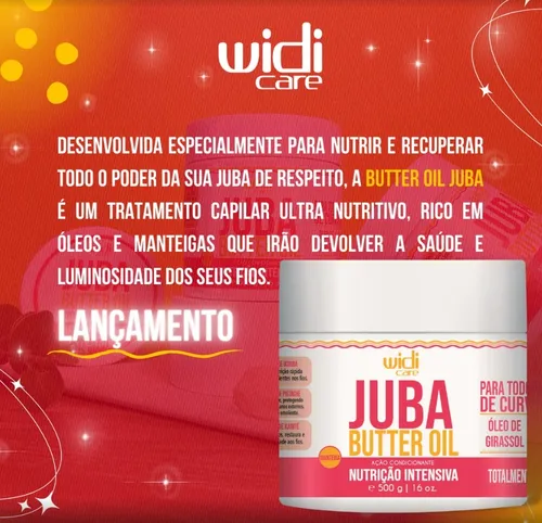 JUBA BUTTER OIL - MANTEIGA CAPILAR HIDRATANTE WIDI CARE 500G