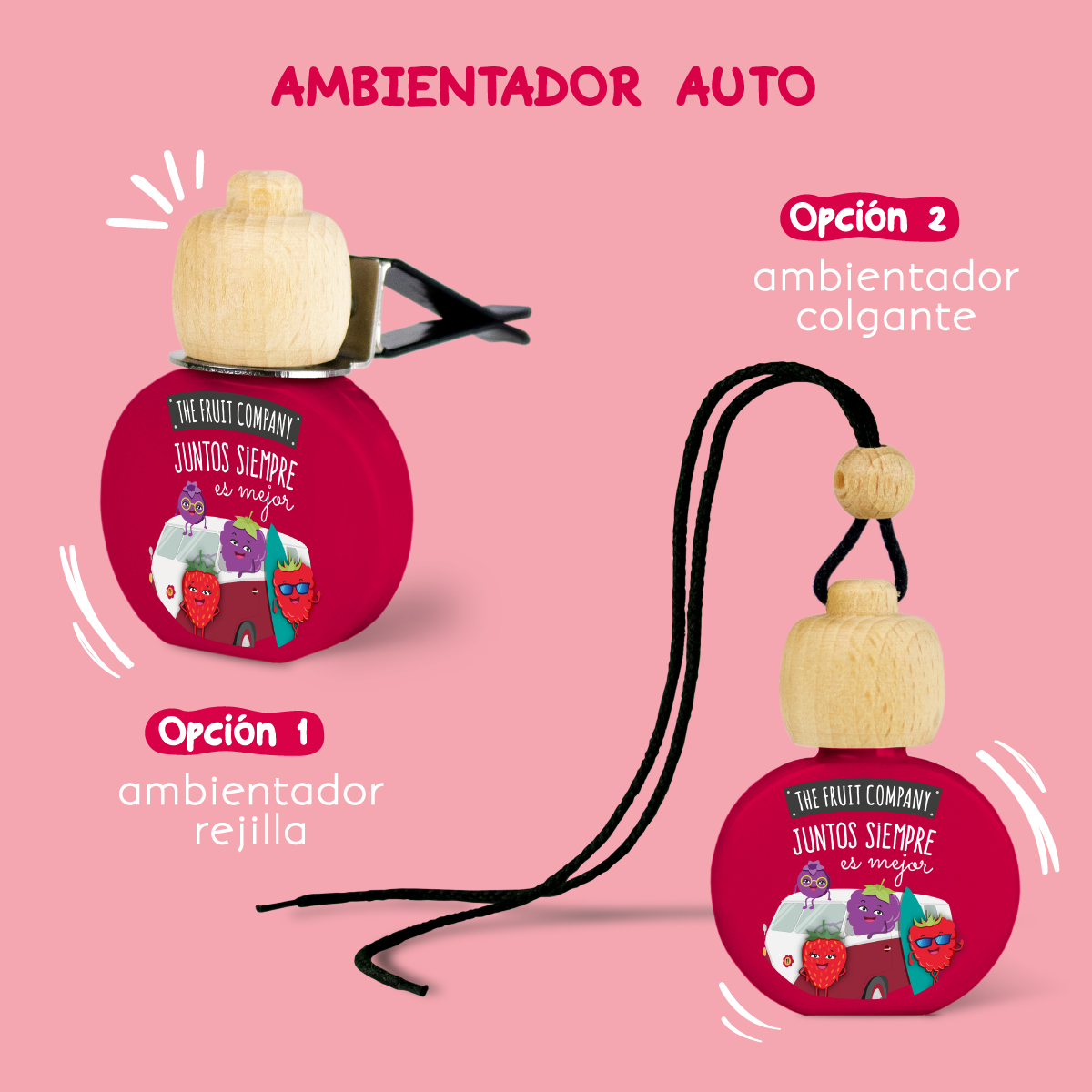 AMBIENTADOR P/ CARRO - FRUTOS VERMELHOS TFC