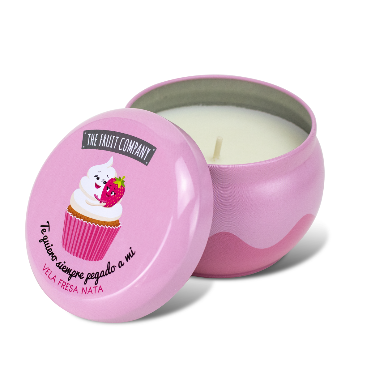 VELA PERFUMADA +40H MORANGO & NATA 150GR