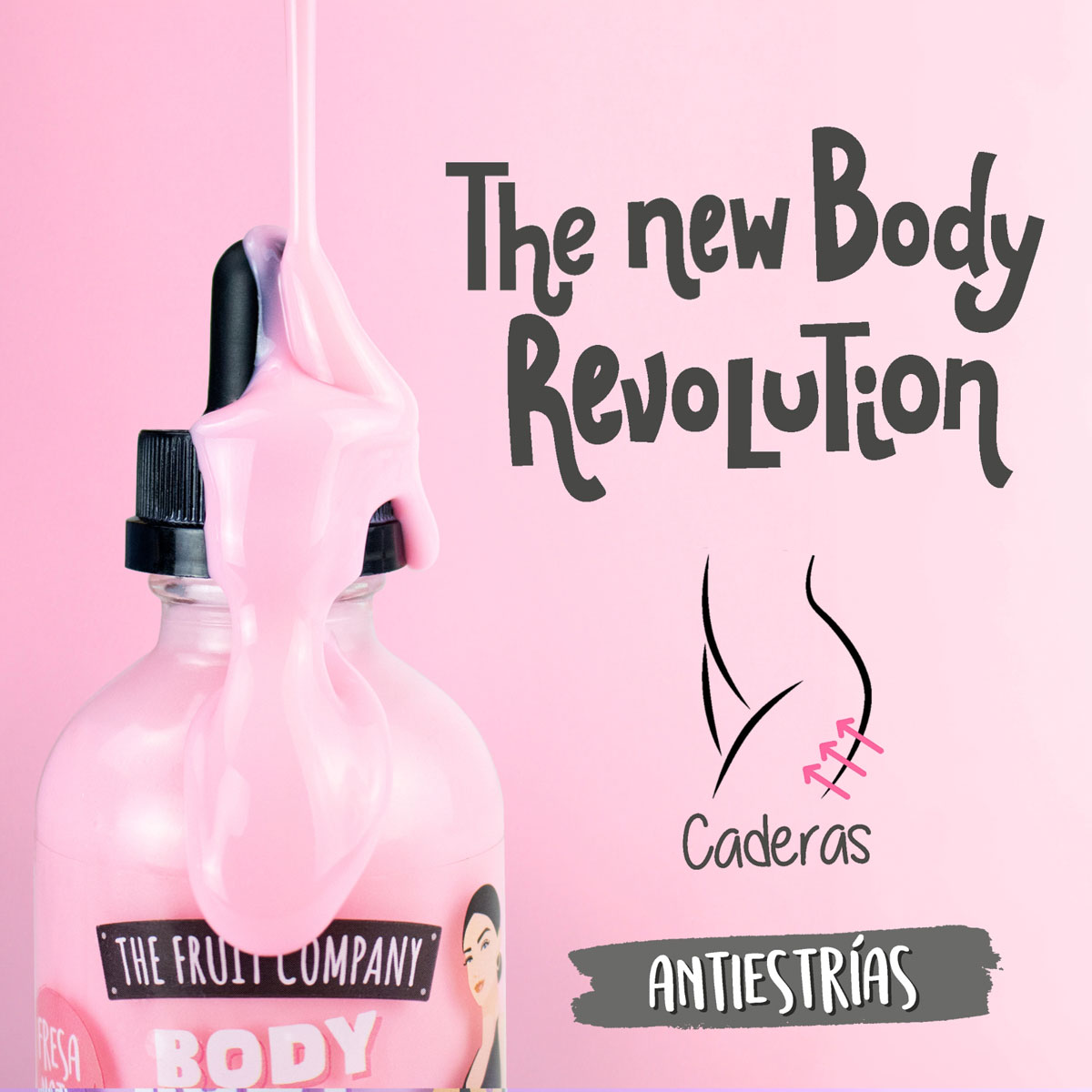 SERUM CORPORAL ANTI-ESTRIAS - MORANGO E NATA 120ML