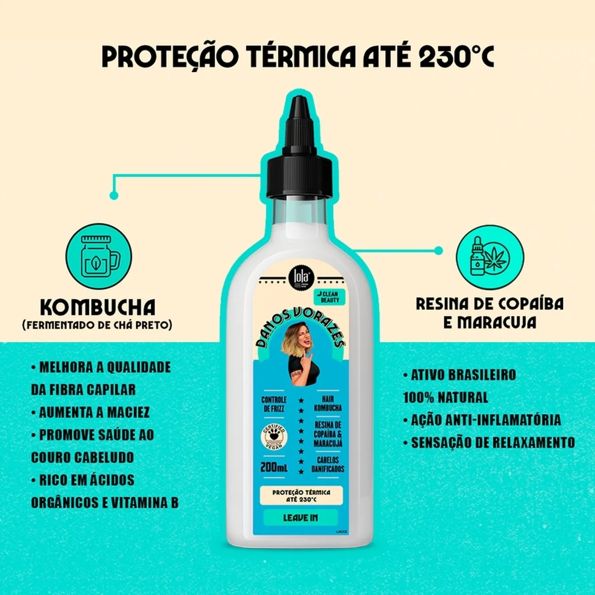 DANOS VORAZES - LEAVE-IN FINALIZADOR 200ML