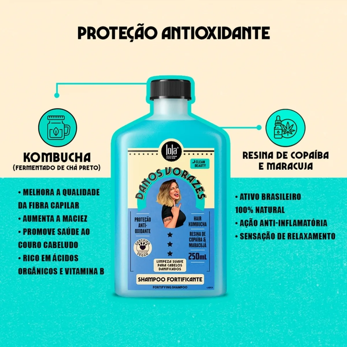 DANOS VORAZES - SHAMPOO FORTIFICANTE 250ML