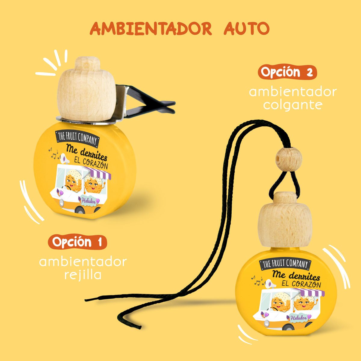 AMBIENTADOR P/ CARRO - GELADO DE MANGA TFC