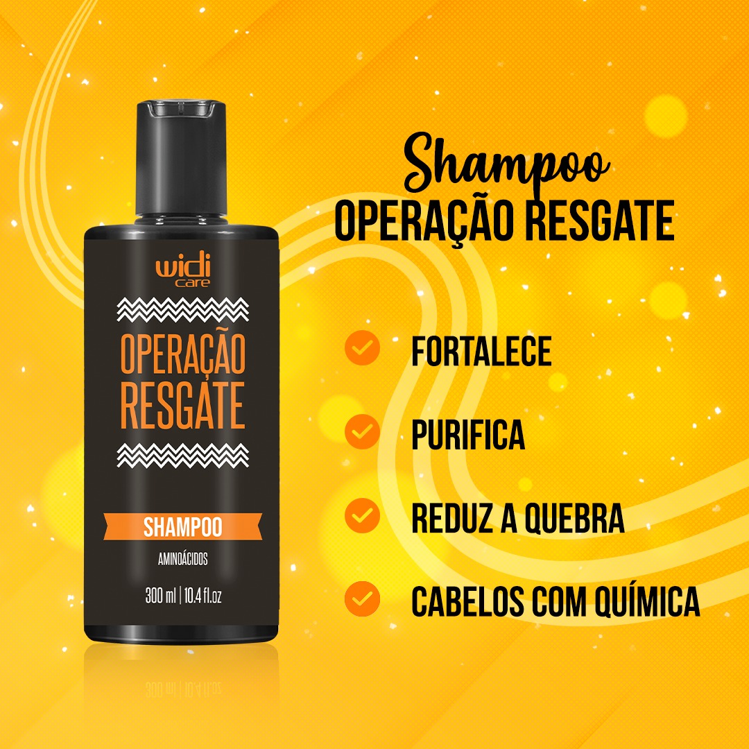 SHAMPOO OPERAÇÃO RESGATE - WIDI CARE 300ML