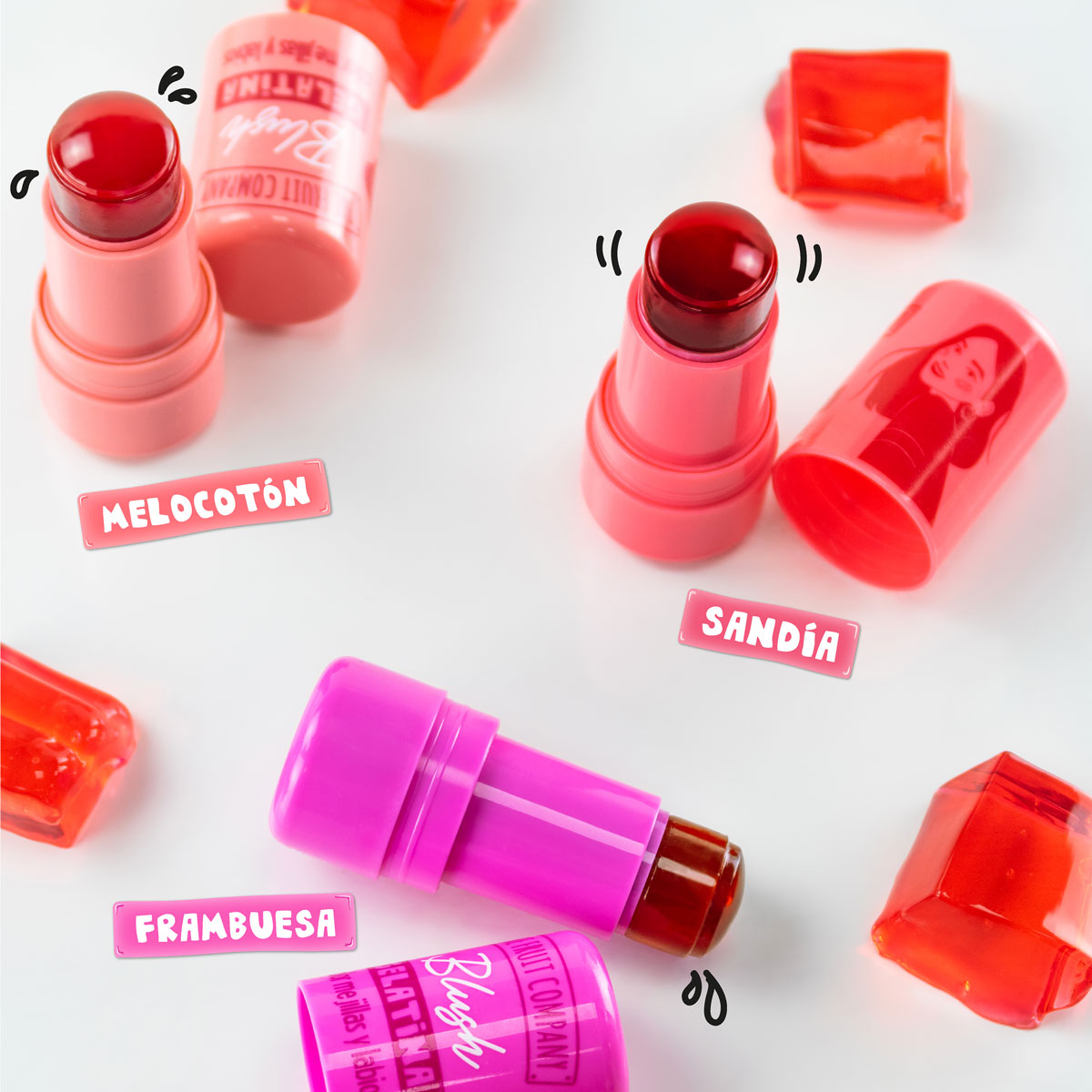 BLUSH GELATINA - LÁBIOS E BOCHECHAS