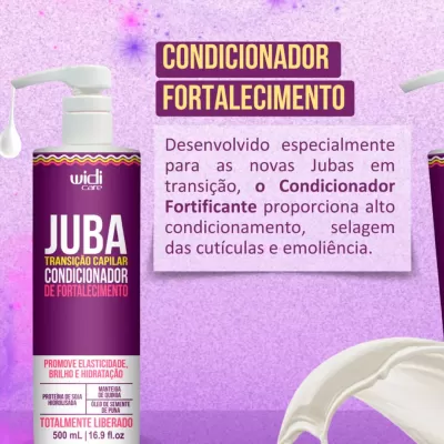 CONDICIONADOR FORTALECIMENTO - TRANSIÇÃO CAPILAR - JUBA WIDI CARE 500ML