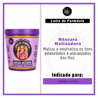 LOIRA DE FARMÁCIA MÁSCARA MATIZADORA - LOLA 230G