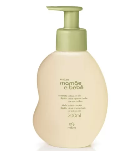 SABONETE LÍQUIDO DA CABEÇA AOS PÉS - MAMÃE E BEBÊ - 200ML