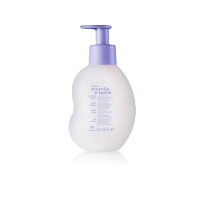 SABONETE LÍQUIDO RELAXANTE PARA CABELO E CORPO - MAMÃE E BEBÊ - 200ML