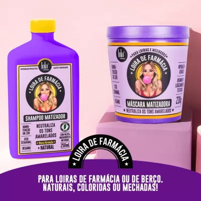 LOIRA DE FARMÁCIA SHAMPOO MATIZADOR - LOLA 250ML