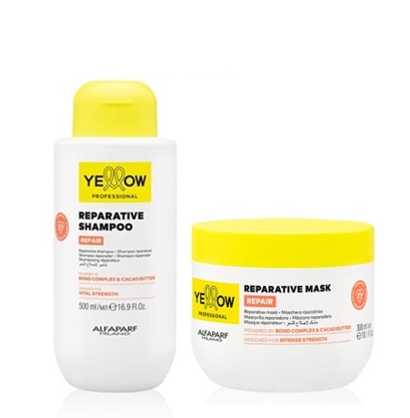 Shampoo 500ml + Máscara 300ml Reparative Repair Yellow Shampoo 500ml + Máscara 300ml Reparative Repair Yellow