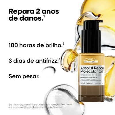Oil Bifasico Absolut Repair Molecular Loreal Serie Expert 90ml