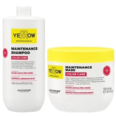 Shampoo 1000ml + Máscara 500ml Color Care Yellow