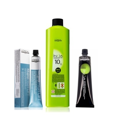 Produtos L'Oréal Majirel e Innovo para coloração capilar