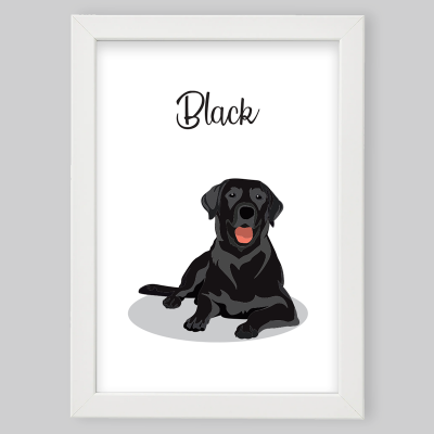 Moldura "Labrador Retriever" - Personalizável