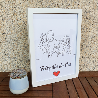 Moldura "Feliz dia do Pai"