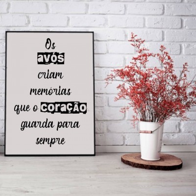 Moldura A4/A3 "Avós"