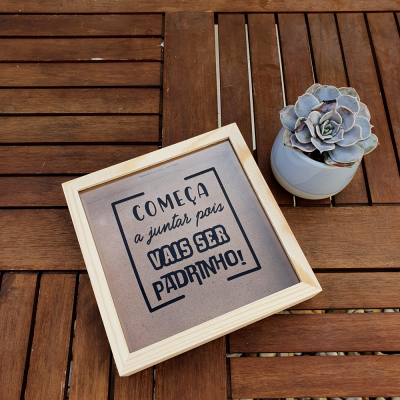 Mealheiro "Vais ser padrinho!"