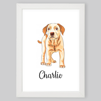 Moldura "Labrador" - Personalizável