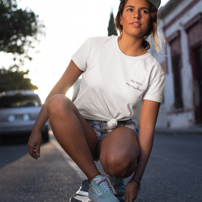 T-shirt Atitude - "ou vai ou racha"