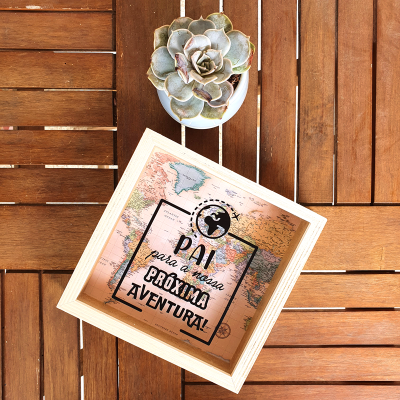 Mealheiro "PAI Próxima Aventura Vintage"