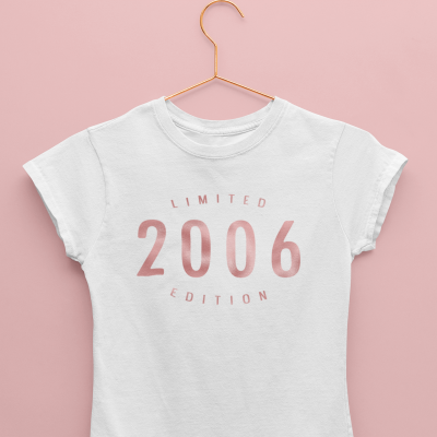T-shirt - Ano de Nascimento 2006 Limited Edition