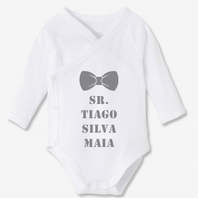 Body Personalizável "Sr. com laço"