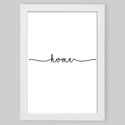 Moldura A4/A3 "home"