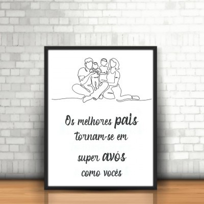 Moldura A4/A3 "Super Avós"