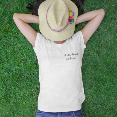 T-shirt Atitude - "estou feito ao bife"