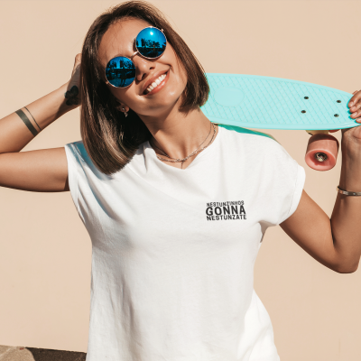 T-shirt PEARLS Branca - "Nestunzinhos"