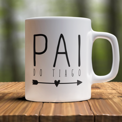 Caneca - "Pai do Tiago" -  Personalizável
