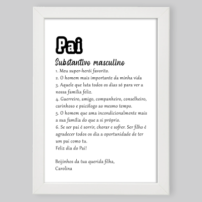 Moldura "Definição Pai" - Personalizável