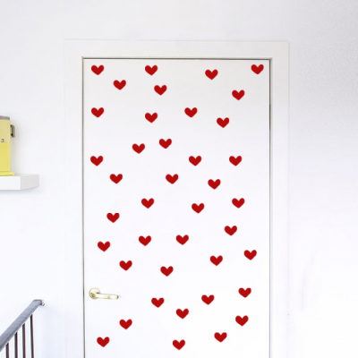 Vinil Decorativo - "Corações"