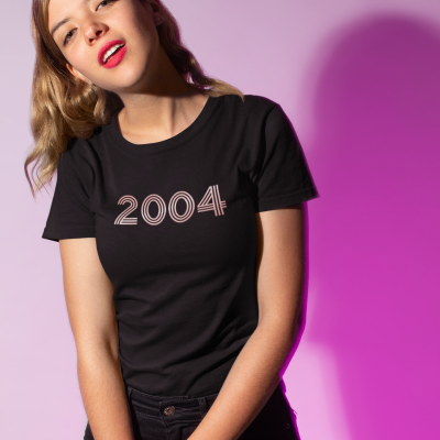 T-shirt - Data de Nascimento - Personalizável