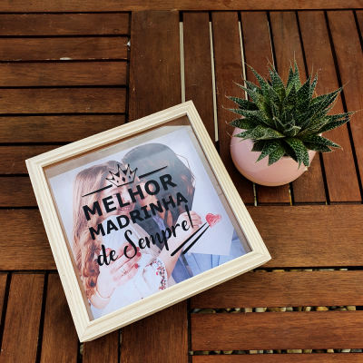 Mealheiro "Melhor Madrinha de Sempre" - Personalizável